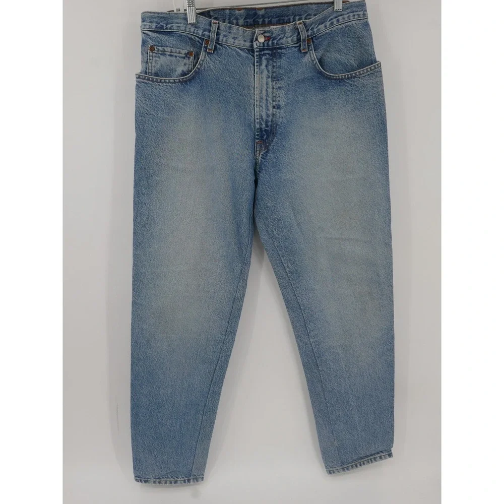 Vintage 90s Lucky Brand Dungarees Red Tab 81 Relaxed FitJeans Men's 38x32 USA